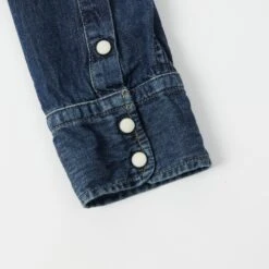 Spellbound 48-736E Western Style 6oz Denim Shirt - Dark Wash -Hartford Sale Store SPELLBOUND 48 736E WESTERNSTYLE DARKWASH2
