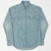 Spellbound 48-736E Western Style 6oz Denim Shirt - Light Washed -Hartford Sale Store SPELLBOUND 48 736E WESTERNSTYLE LIGHTWASH