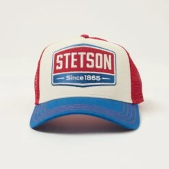 Stetson 'Highway' Trucker Cap - Red/White/Blue -Hartford Sale Store STETSON 1