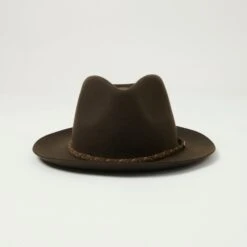 Stetson 2118108 Davenport Traveller Fedora Hat - Olive -Hartford Sale Store STETSON 20