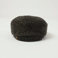 Stetson 6840601 Donegal Tweed Flat Cap - Dark Grey -Hartford Sale Store STETSON 6840601WOOLFLATCAP DARKGREY1