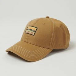 Stetson Cotton Baseball Cap - Camel