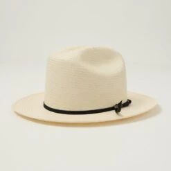 Stetson Kendower Western Straw Hat - White