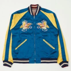 Tailor Toyo X Kosho & Co. Special Edition Reversible 'Sukajan' Souvenir Jacket - Blue