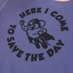 TOYS McCOY 'Mighty Mouse' Big Waffle Crew Neck Sweatshirt - Purple -Hartford Sale Store TMC2145 PURPLE2