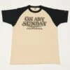TOYS McCOY 'On Any Sunday' S/S Raglan Tee - Beige/Black -Hartford Sale Store TOYSMCCOY ONANYSUNDAYTEE 5
