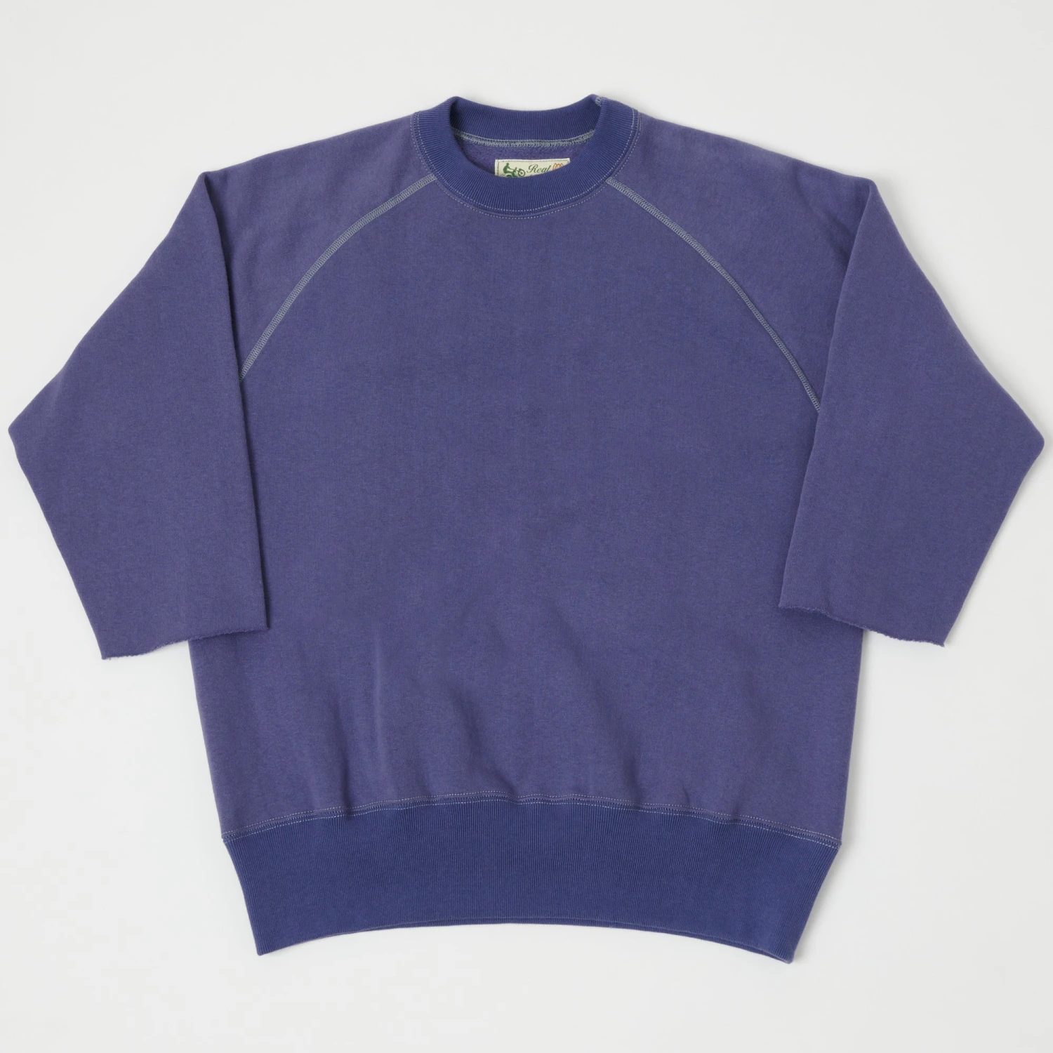 TOYS McCOY Steve McQueen S/S Sweatshirt - Faded Blue 3 TOYS McCOY Steve McQueen S/S Sweatshirt - Faded Blue