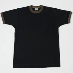 TOYS McCOY TMC2237 Ringer Pocket Tee - Black/Brown