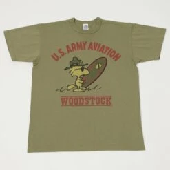 TOYS McCOY Woodstock 'U.S. Army Aviation' S/S Tee - Olive