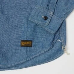 TOYS McCOY TMS2003 'Popeye' Print Military Chambray Shirt - Blue 12 TOYS McCOY TMS2003 'Popeye' Print Military Chambray Shirt - Blue -Hartford Sale Store TOYSMCCOY TMS2003POPEYEPRINTSHIRT INDIGO3