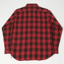 TOYS McCOY TMS2207 'Steve McQueen' Buffalo Plaid Shirt - Red/Black -Hartford Sale Store TOYSMCCOY TMS2207FLANNELSHIRT REDBLACK0
