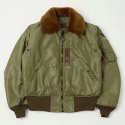 TOYS McCOY 'Type B-15C' Nylon Flight Jacket - Olive