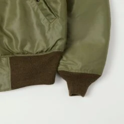 TOYS McCOY 'Type B-15C' Nylon Flight Jacket - Olive -Hartford Sale Store TOYSMCCOY TYPEB 15CFLIGHTJACKET 3