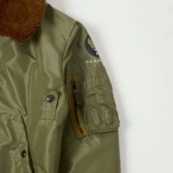 TOYS McCOY 'Type B-15C' Nylon Flight Jacket - Olive -Hartford Sale Store TOYSMCCOY TYPEB 15CFLIGHTJACKET 4