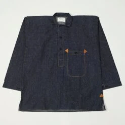 Warehouse & Co 2213 1880 Heavy Leather Bound 'Greenebaum' Jacket - Indigo Denim