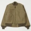 Warehouse & Co 2180 Aviators Jacket - Khaki -Hartford Sale Store WAREHOUSECO 2180AVIATORSJACKET KHAKI