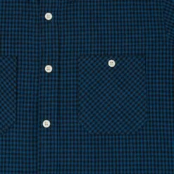 Warehouse & Co 3056 Gingham Short Sleeve Shirt - Blue -Hartford Sale Store WAREHOUSECO 22 22a5852f 48a0 4b34 9c59 7ddda596cac8