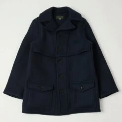 Warehouse & Co 1930'S U.S. Army Wool Mackinaw Coat-Dark Navy