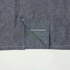 Warehouse & Co 3091 S/S Open Collar Shirt - Chambray Navy -Hartford Sale Store WAREHOUSECO 3091SSOPENCOLLARSHIRT CHAMBRAYNAVY5