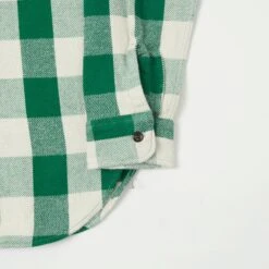 Warehouse & Co 3104 '23 'A Pattern' Flannel Shirt - Green -Hartford Sale Store WAREHOUSECO 310423APATTERNSHIRT GREEN2