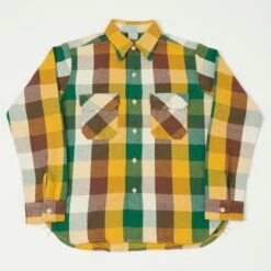 Warehouse & Co 3104 '23 'E Pattern' Flannel Shirt - Multi
