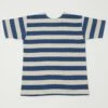 Warehouse & Co 4050 S/S 2" Border Stripe Tee - Blue/Oatmeal