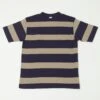 Warehouse & Co 4089 S/S 3x2 Inch Border Tee - Navy/Grey -Hartford Sale Store WAREHOUSECO 4089BORDERTEE NAVYGREY
