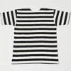 Warehouse 4094 S/S 1" Stripe Tee - Off White/Black -Hartford Sale Store WAREHOUSECO 4094SSBORDERTEE OFFBLACK