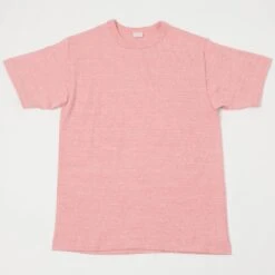 Warehouse & Co 4096 Plain Crew Neck Tee - Heather Red