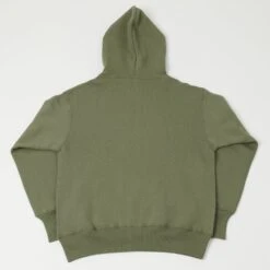 Warehouse & Co 450 Two Needle Hooded Sweatshirt - OD Green 9 Warehouse & Co 450 Two Needle Hooded Sweatshirt - OD Green -Hartford Sale Store WAREHOUSECO 450PLAINHOODIE ODGREEN1