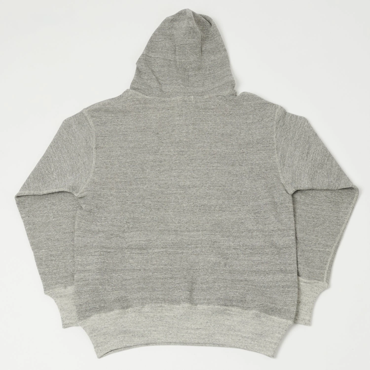 Warehouse & Co 453 Two Pocket Set-In Hooded Sweatshirt - Heather Grey 5 Warehouse & Co 453 Two Pocket Set-In Hooded Sweatshirt - Heather Grey - Image 3