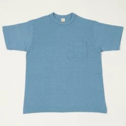 Warehouse & Co 4601 Pocket Tee - Pale Blue