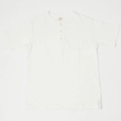 Warehouse & Co 4601 S/S Henley - Off White