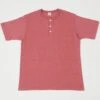 Warehouse & Co 4601 S/S Henley - Faded Red -Hartford Sale Store WAREHOUSECO 4601SSHENLEYTSHIRT FADERED
