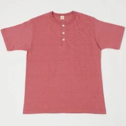 Warehouse & Co 4601 S/S Henley - Faded Red