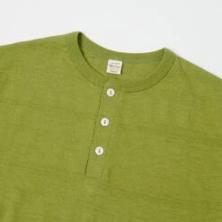 Warehouse & Co 4601 S/S Henley - Grass Green -Hartford Sale Store WAREHOUSECO 4601SSHENLEYTSHIRT GRASSGREEN2