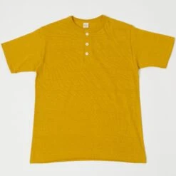 Warehouse & Co 4601 S/S Henley - Mustard