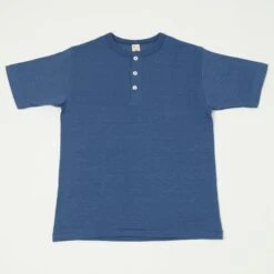 Warehouse & Co 4601 S/S Henley - Faded Blue