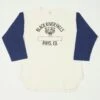 Warehouse & Co 'Black River Tigers' 4800 Baseball Tee - Cream/Navy -Hartford Sale Store WAREHOUSECO 4800TIGERSBASEBALLTEE BLUE
