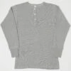 Warehouse & Co 5904 L/S Waffle Knit Henley - Heather Grey -Hartford Sale Store WAREHOUSECO 5904LSWFFLEKNITHENLEY GREY