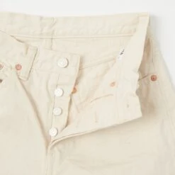 Warehouse & Co 900XX Slim Tapered Jean - Ecru One Wash -Hartford Sale Store WAREHOUSECO 900XXOWJEANS WHITE5