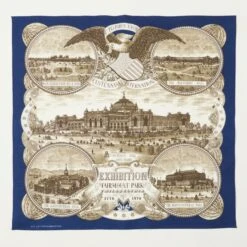 Warehouse 5246 'Memorial Hall' Selvedge Bandana - Navy