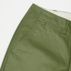 Warehouse & Co 1204 Chino Short - Green -Hartford Sale Store WAREHOUSECO CHINOSHORTS OLIVE3