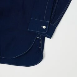 Warehouse & Co 3017 Engineer Chambray Shirt - Indigo -Hartford Sale Store WAREHOUSECO ENGINEERSHIRT INDIGO2