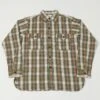 Warehouse & Co 3022 'H Pattern' Check Flannel Shirt - Salmon -Hartford Sale Store WAREHOUSECO FLANNELSHIRTHPATTERN SALMON