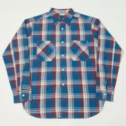 Warehouse & Co 3055 'B Pattern' Check Work Shirt - Blue