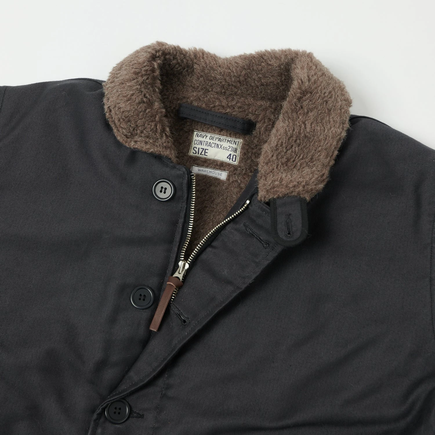 Warehouse & Co 2181 N-1 Winter Deck Jacket - Blue Jungle Cloth 4 Warehouse & Co 2181 N-1 Winter Deck Jacket - Blue Jungle Cloth - Image 2