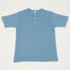 Warehouse & Co 4601 S/S Henley - Pale Blue