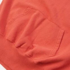 Warehouse & Co 462 Plain Hooded Sweatshirt - Faded Red -Hartford Sale Store WAREHOUSE 462 RED3