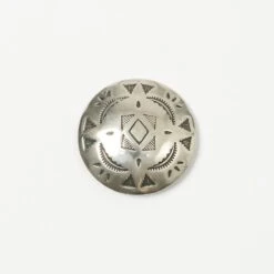 Yuketen 1 1/2" Concho Pin A - Nickel Silver
